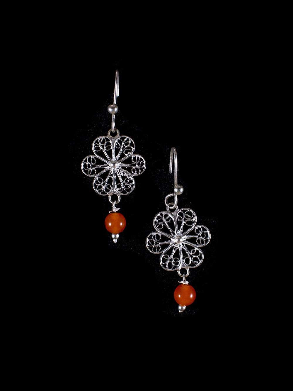 Orange Earrings    