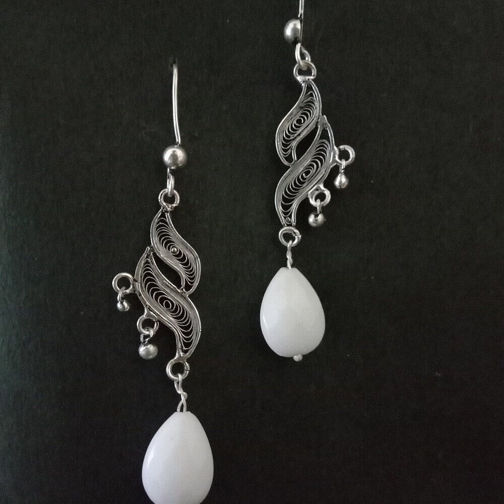 
                      
                        Oxidised Beads Earrings
                      
                    