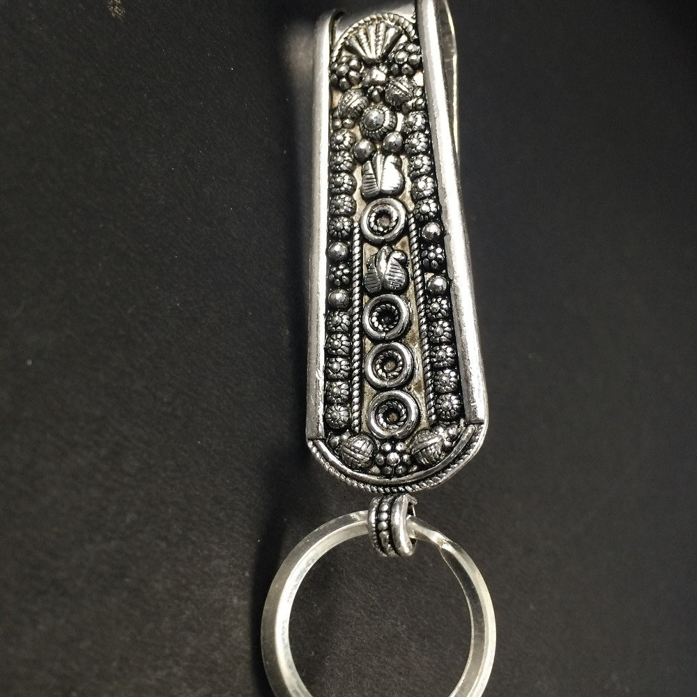 Oxidised Silver Chabi Challa