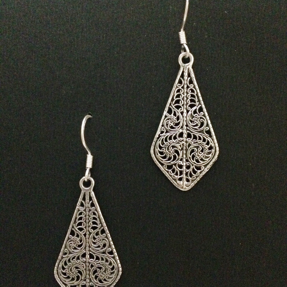 Oxidised Silver Earrings       