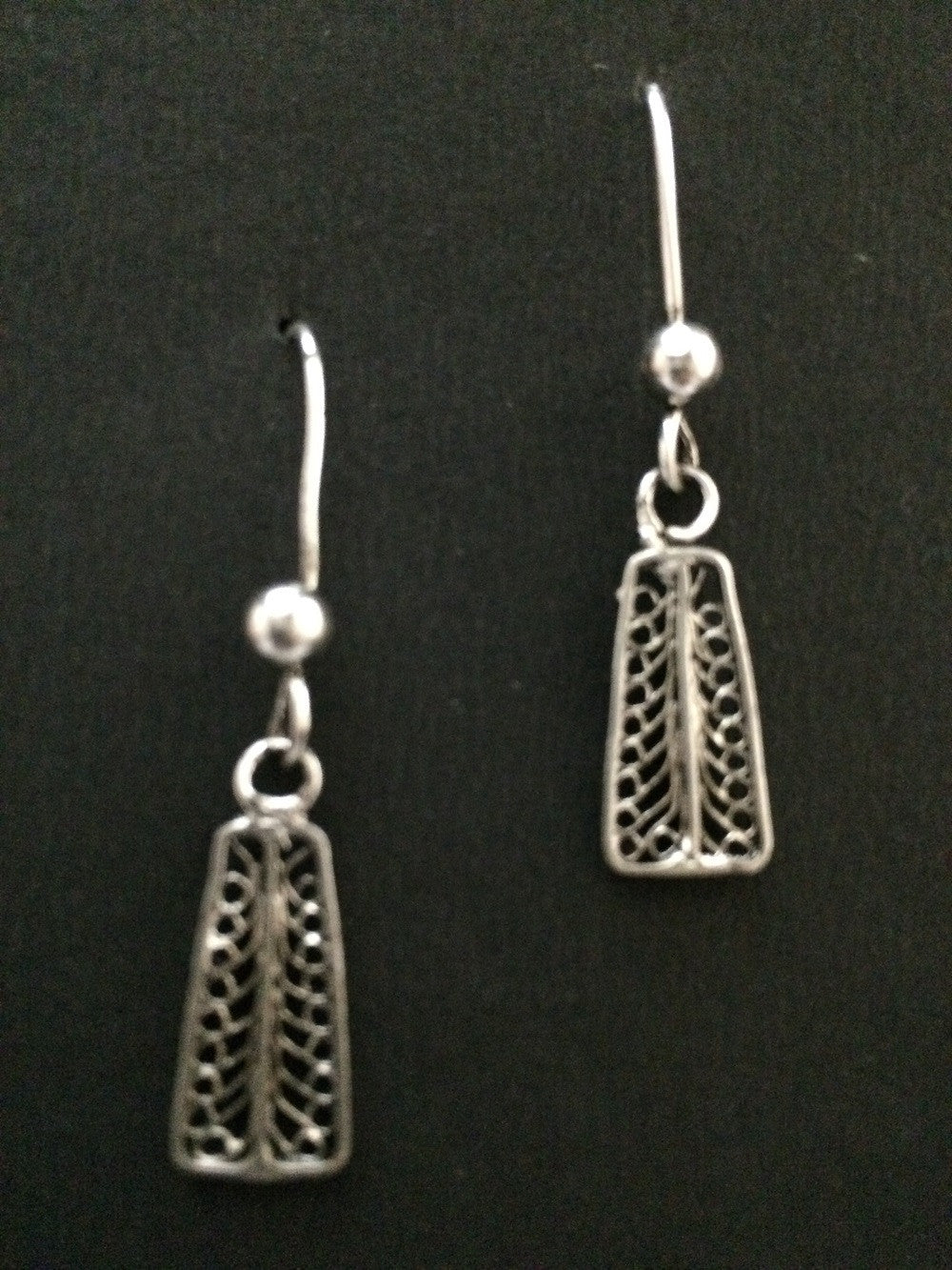 Oxidised Silver Earrings        