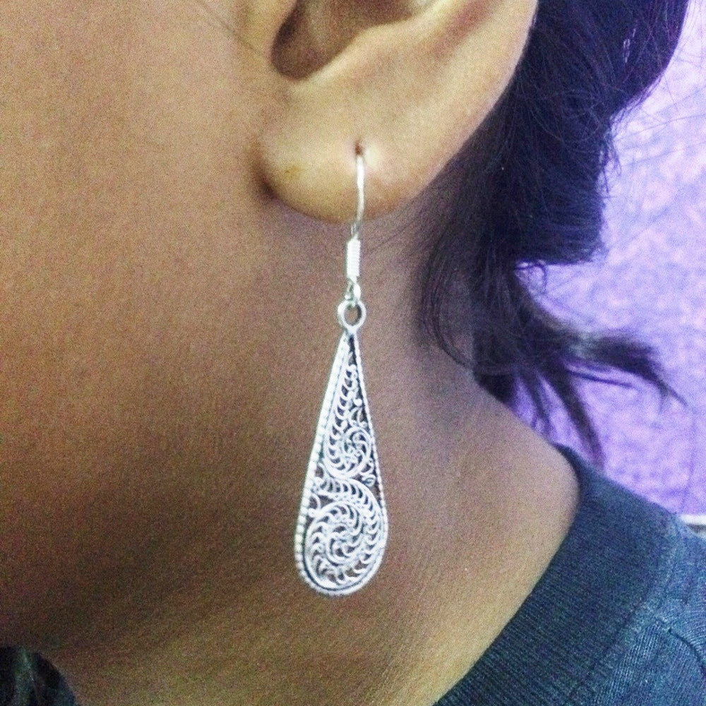 Oxidised earrings         