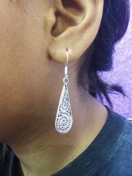 Oxidised earrings         