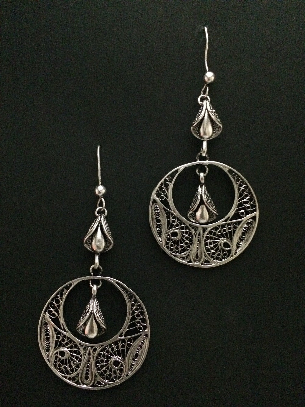 Load image into Gallery viewer, Oxidised earrings        
