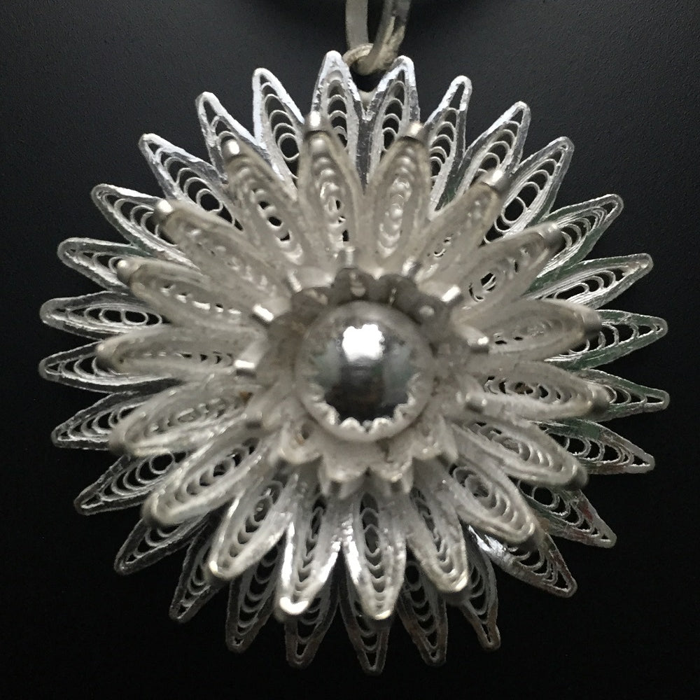
                      
                        Silver Pendants handmade with the Filigree
                      
                    
