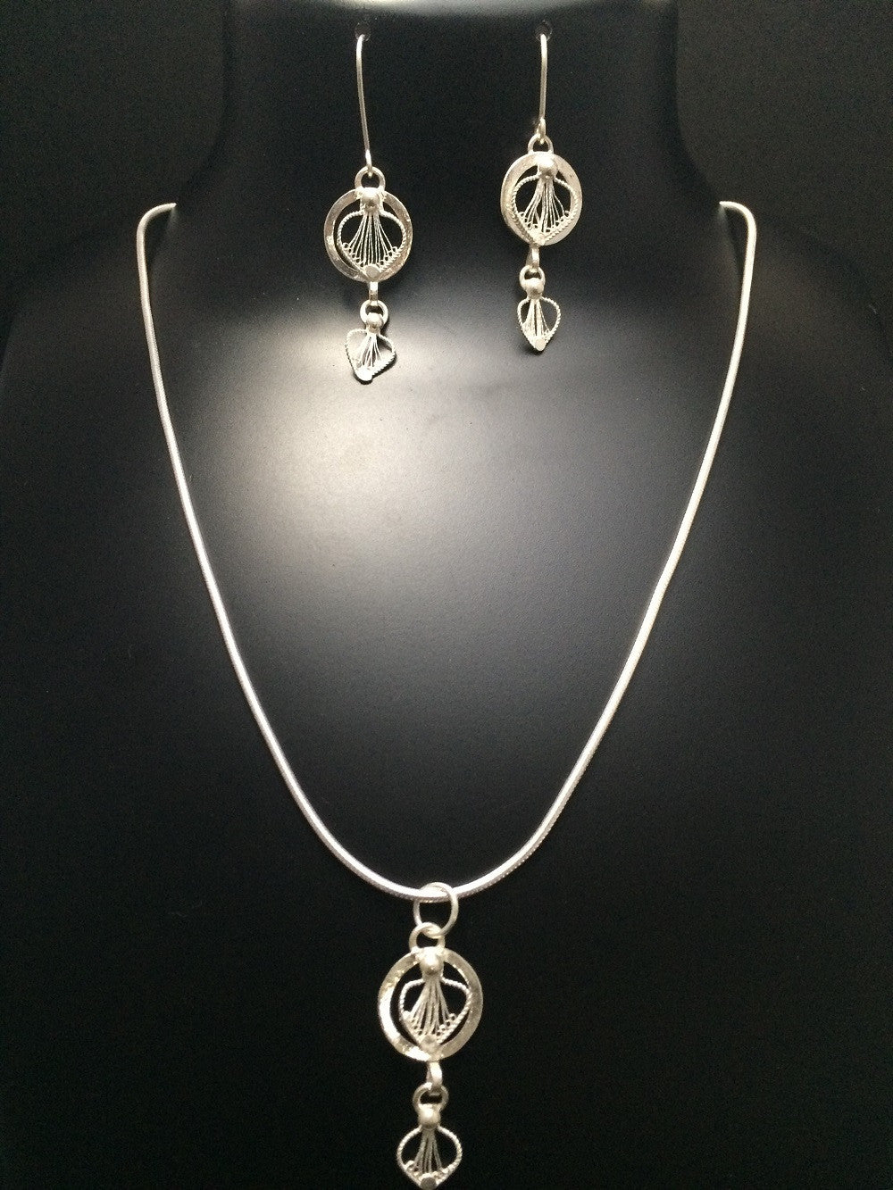 Silver Pendant set