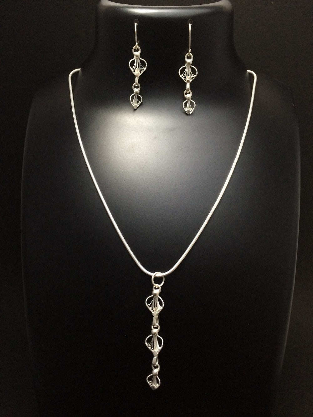 Silver Pendant set