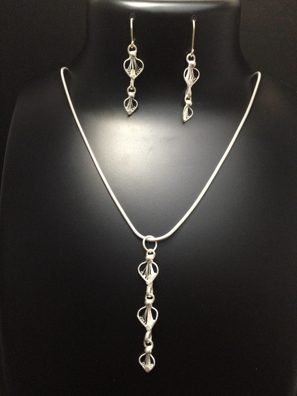 Silver Pendant set