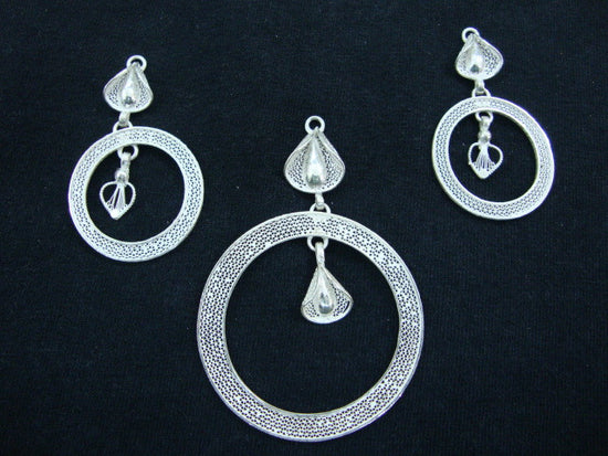 Silver Pendant set