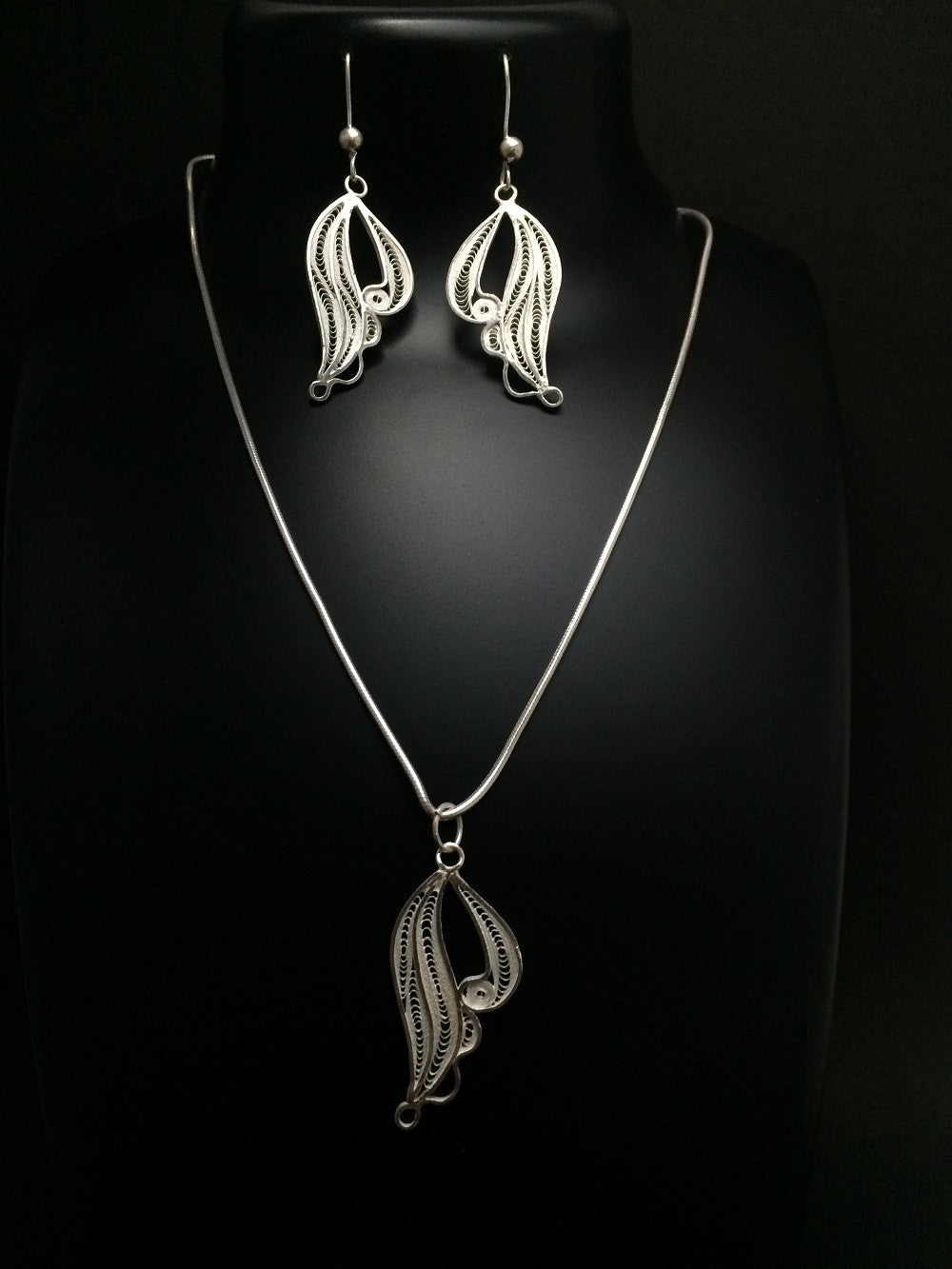 Silver Pendant set