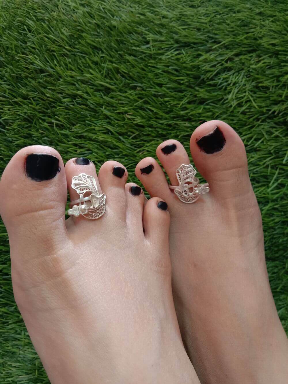 Stunning Silver Toe Rings for Women