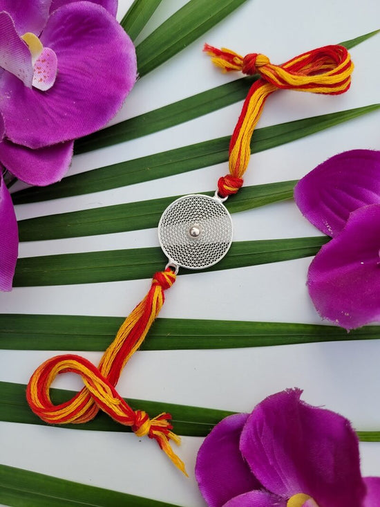 Load image into Gallery viewer, Silver Rakhi Online
