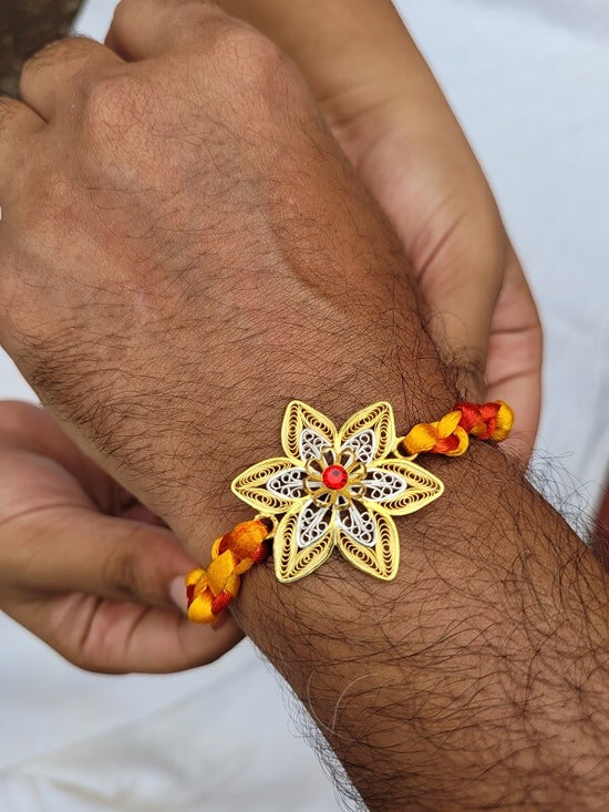 Load image into Gallery viewer, Silver Rakhi Online by Silver Linings
