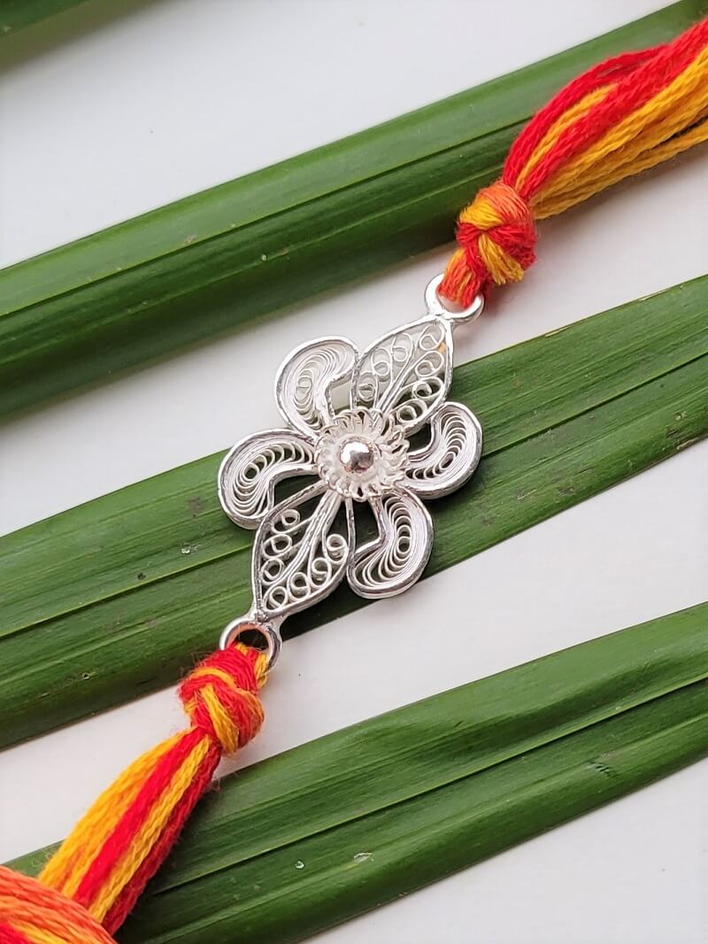 Silver Rakhi latest designs