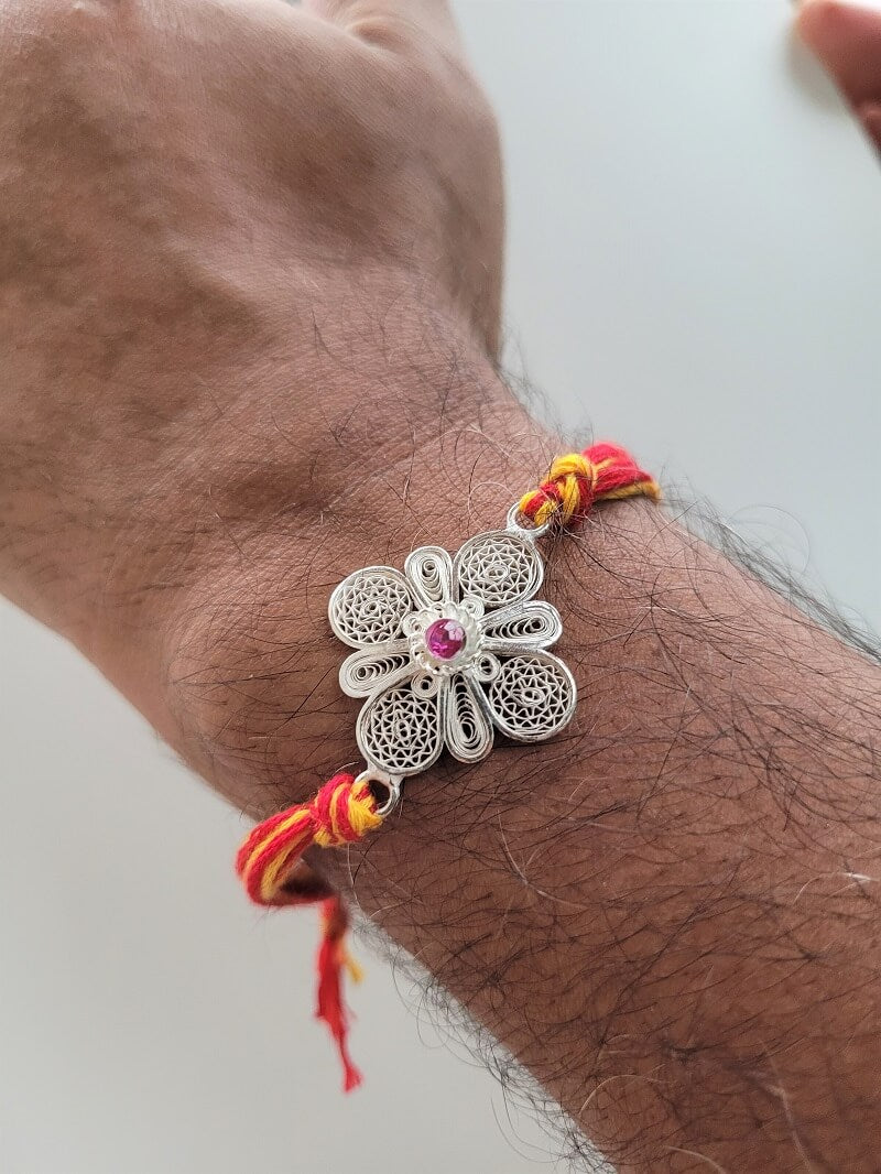 Silver Rakhi