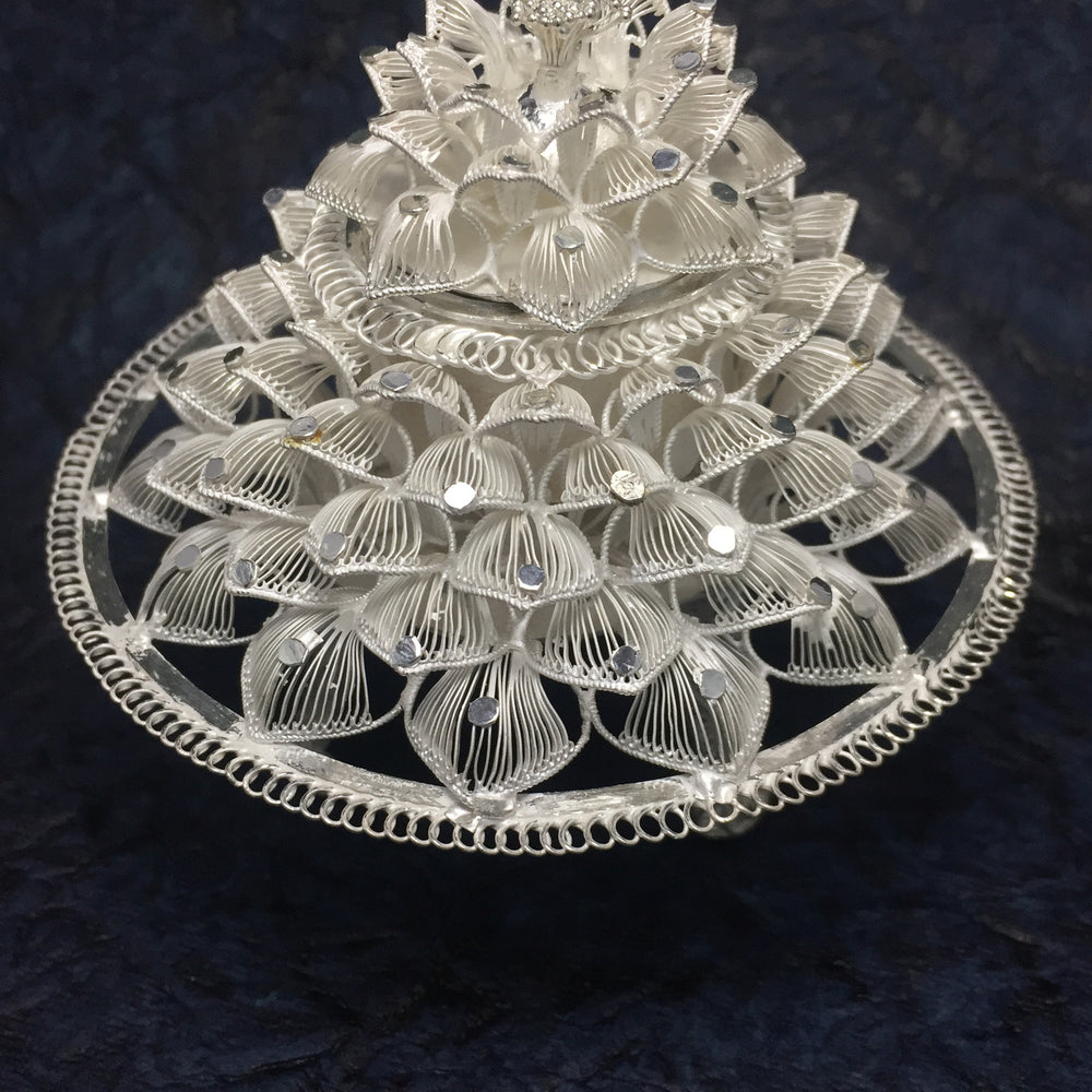 
                      
                        Silver Filigree Sindoor Box Floral Rose SB002 - SilverLinings.in - 3
                      
                    