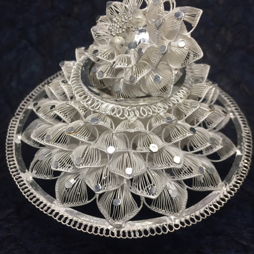 
                      
                        Silver Filigree Sindoor Box Floral Rose SB002 - SilverLinings.in - 4
                      
                    