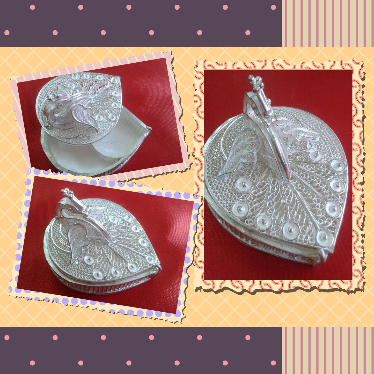 Silver Filigree Roli Chawal Chopra