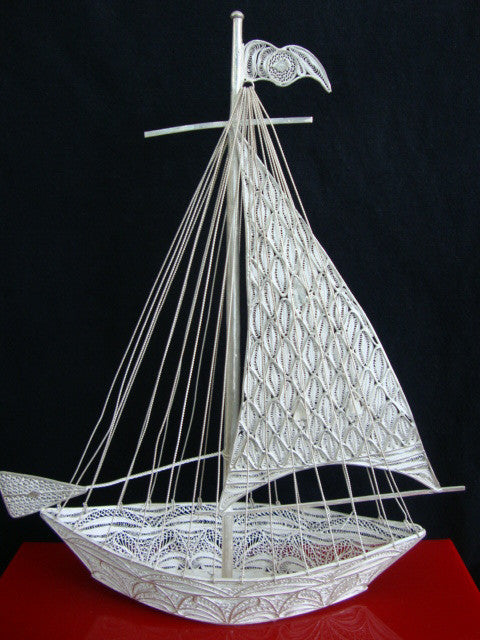 
                      
                        Silver Filigree Ship
                      
                    