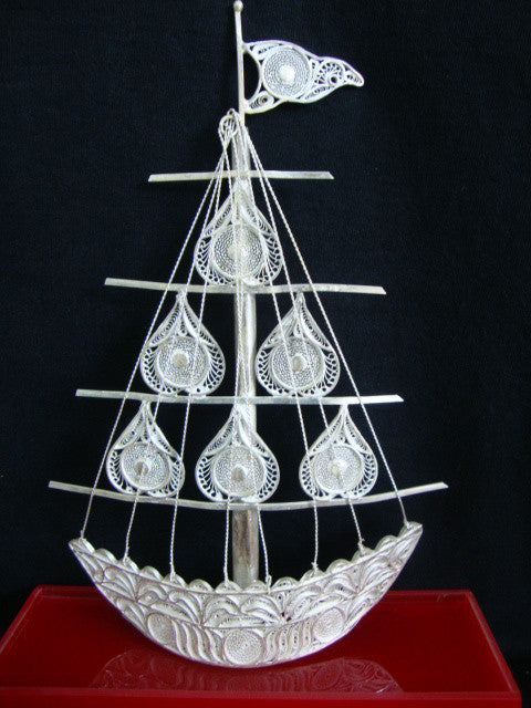 
                      
                        Silver Filigree Ship
                      
                    