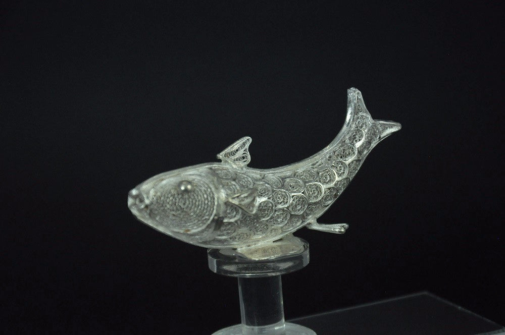 Silver Filigree Fish