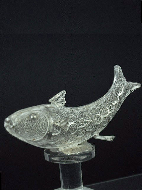 Silver Filigree Fish