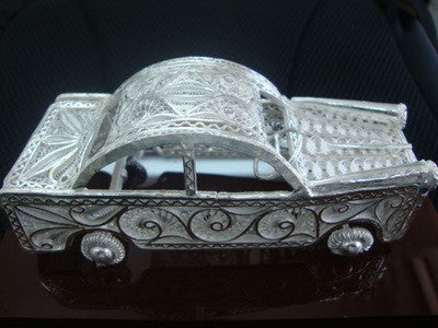 Silver Filigree Car