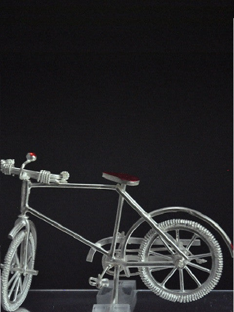 
                      
                        Silver Filigree Bicycle
                      
                    