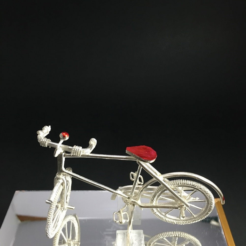 
                      
                        Silver Filigree Bicycle
                      
                    