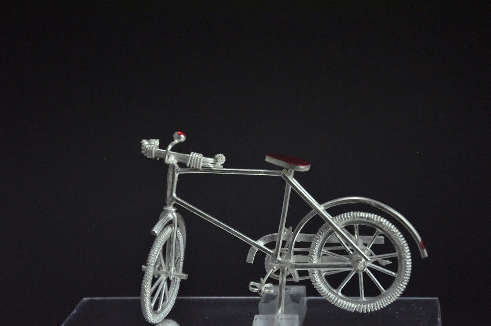
                      
                        Silver Filigree Bicycle
                      
                    