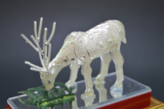 Load image into Gallery viewer, Silver Filigree Deer
