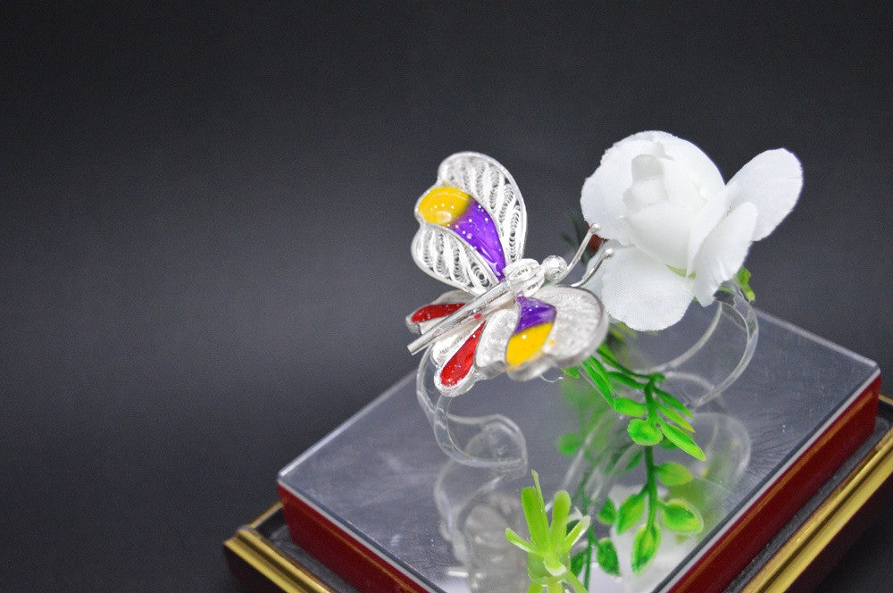 
                      
                        Silver Filigree Butterfly
                      
                    