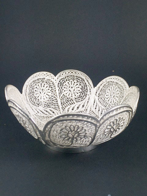 Silver Filigree Bowl