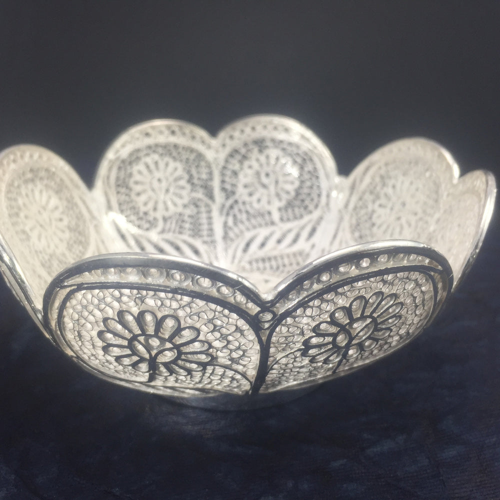 
                      
                        Silver Filigree Bowl
                      
                    