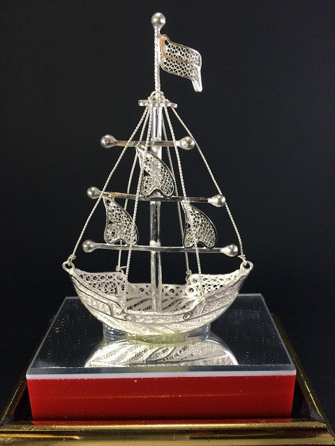 Silver Filigree Ship