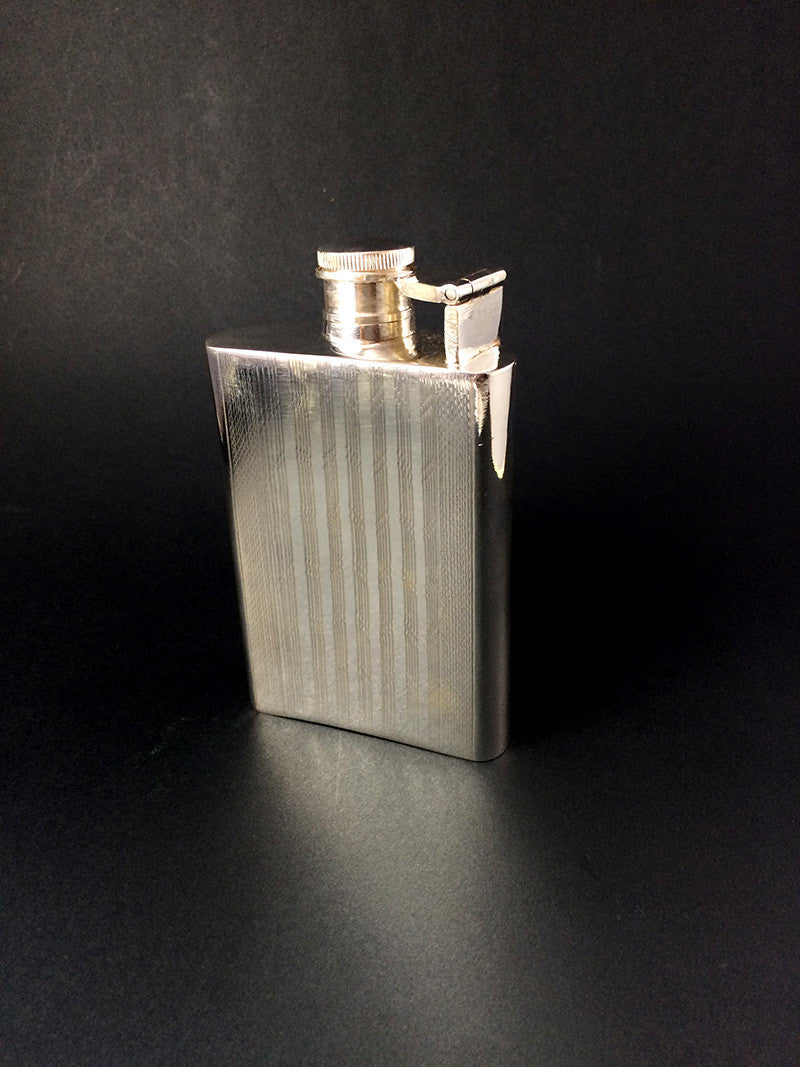 Silver Whisky Flask