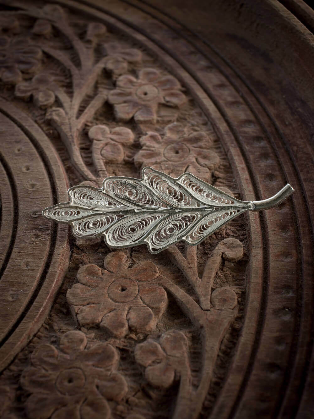 Leafy Saree Pin