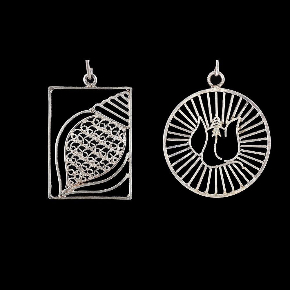 
                      
                        Assymetric Vighnahara Earrings
                      
                    