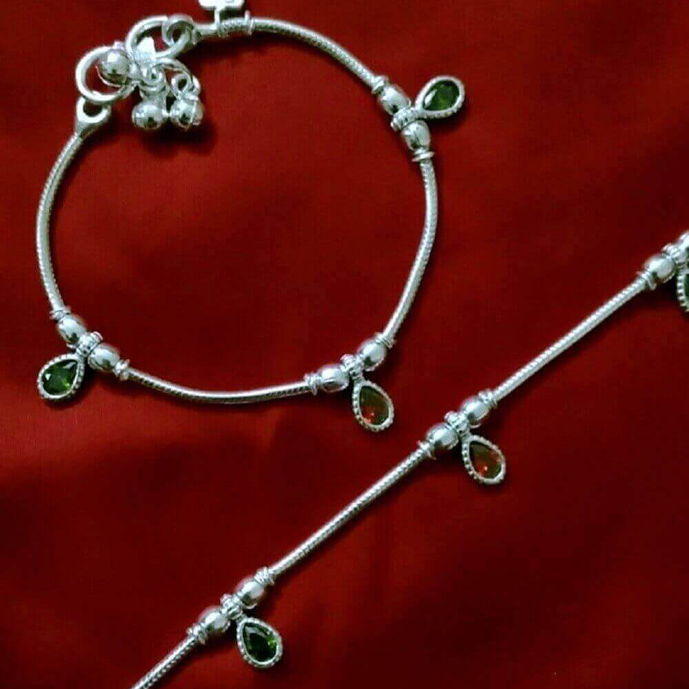 
                      
                        Silver anklets for baby girl
                      
                    