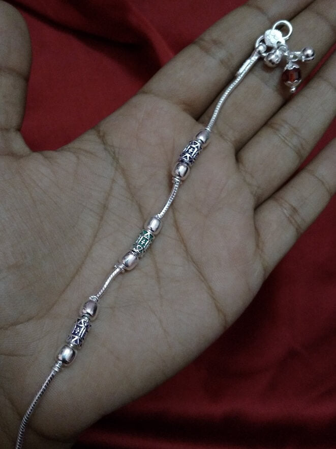 
                      
                        Silver Baby Anklets BB049
                      
                    