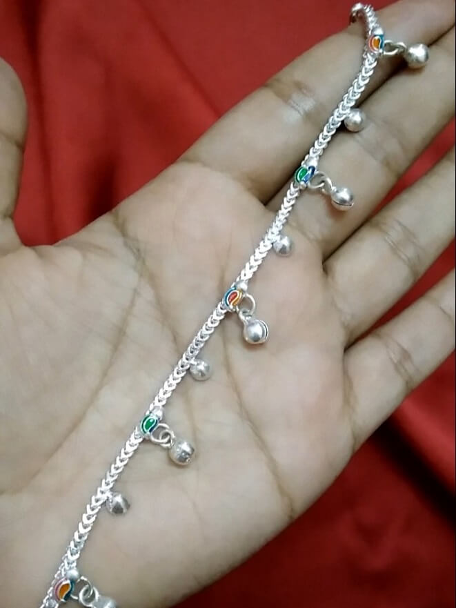 Silver Baby Anklets BB053