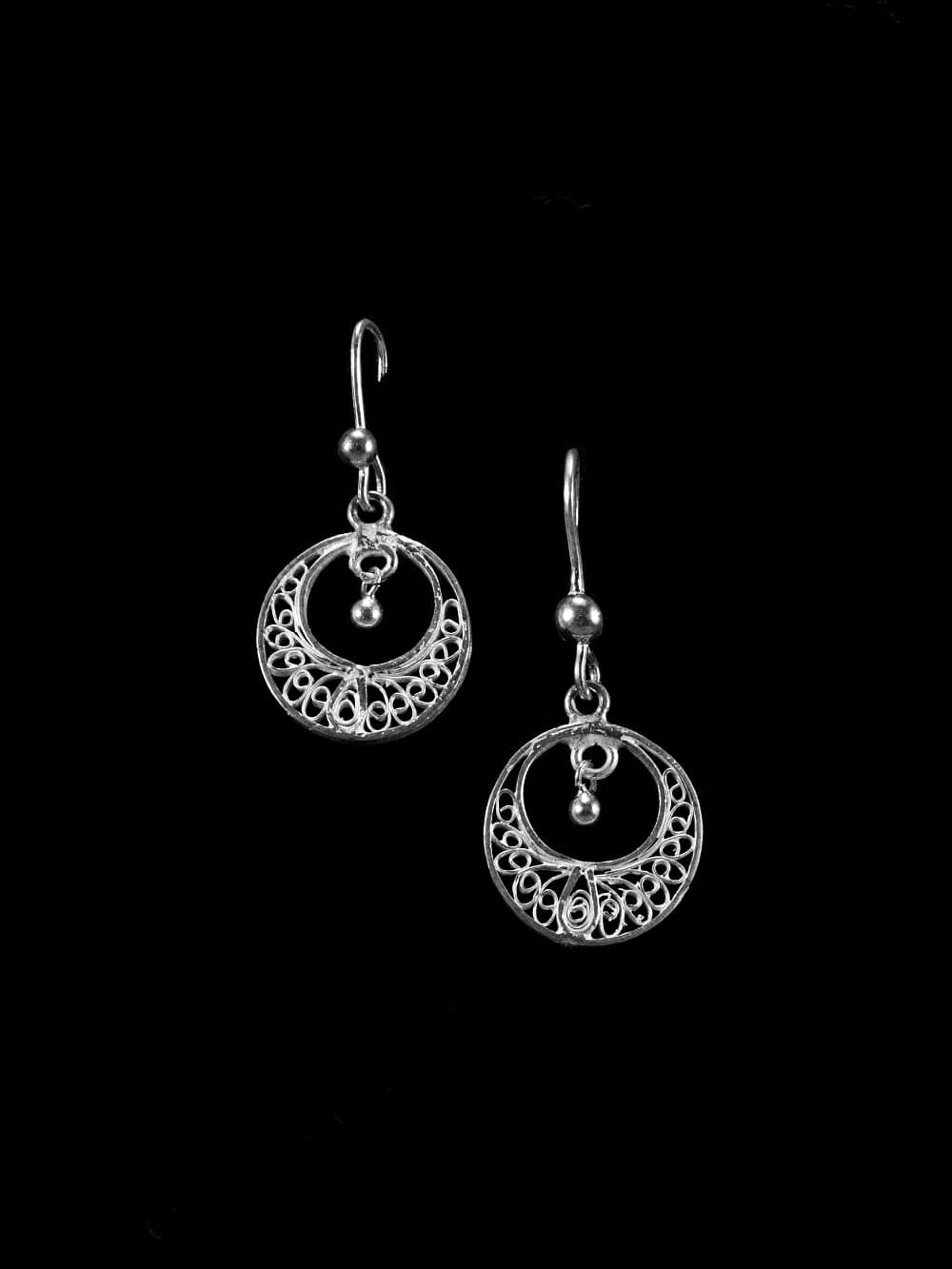 Newport nautical silver earrings on sale paparazzi