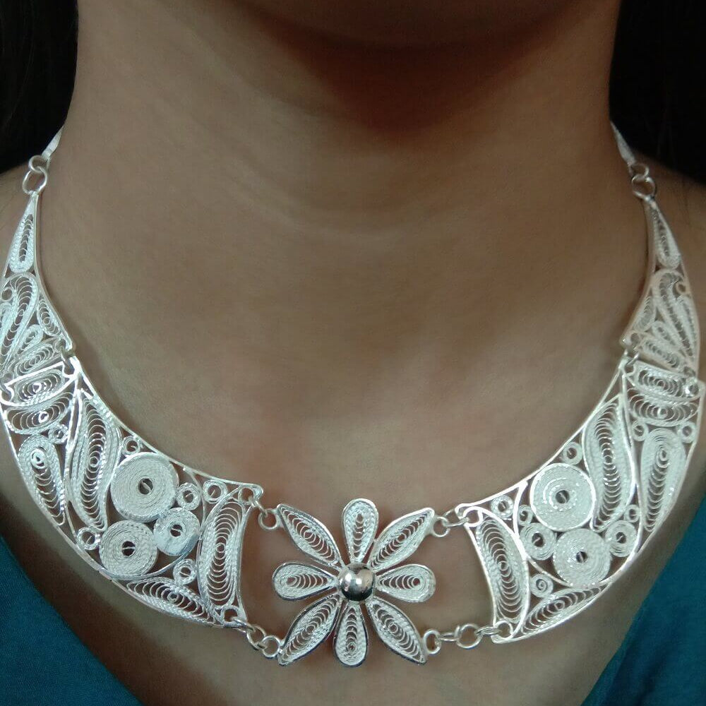 
                      
                        Silver Choker Set
                      
                    