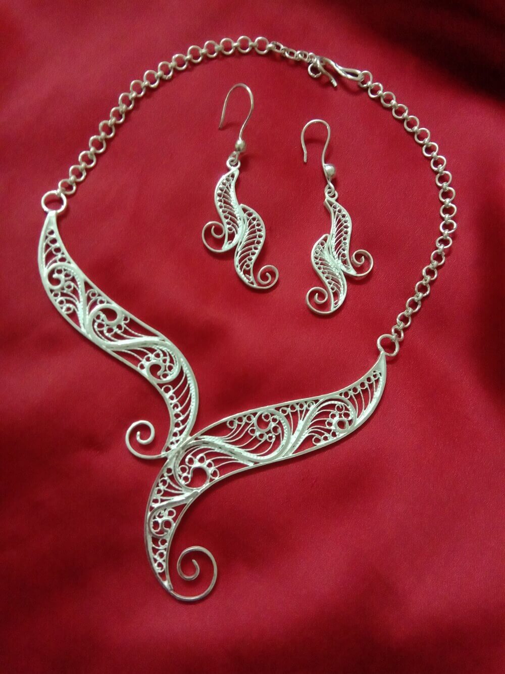 Silver Choker Necklace