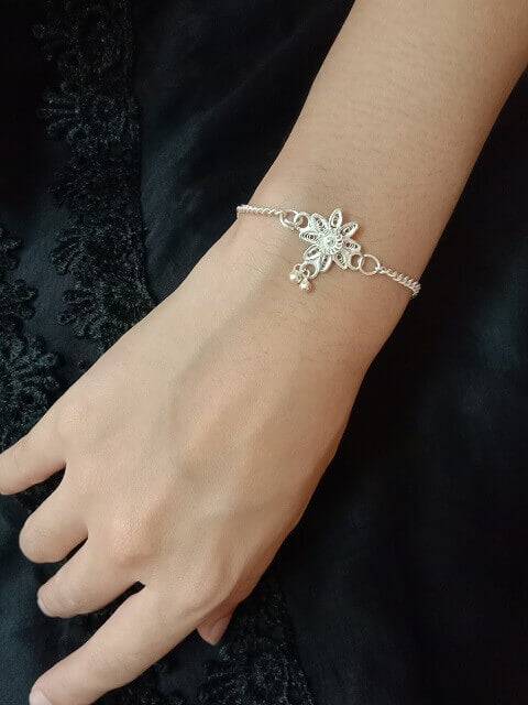 Buy Silver Bracelets  Bangles for Women by Zavya Online  Ajiocom