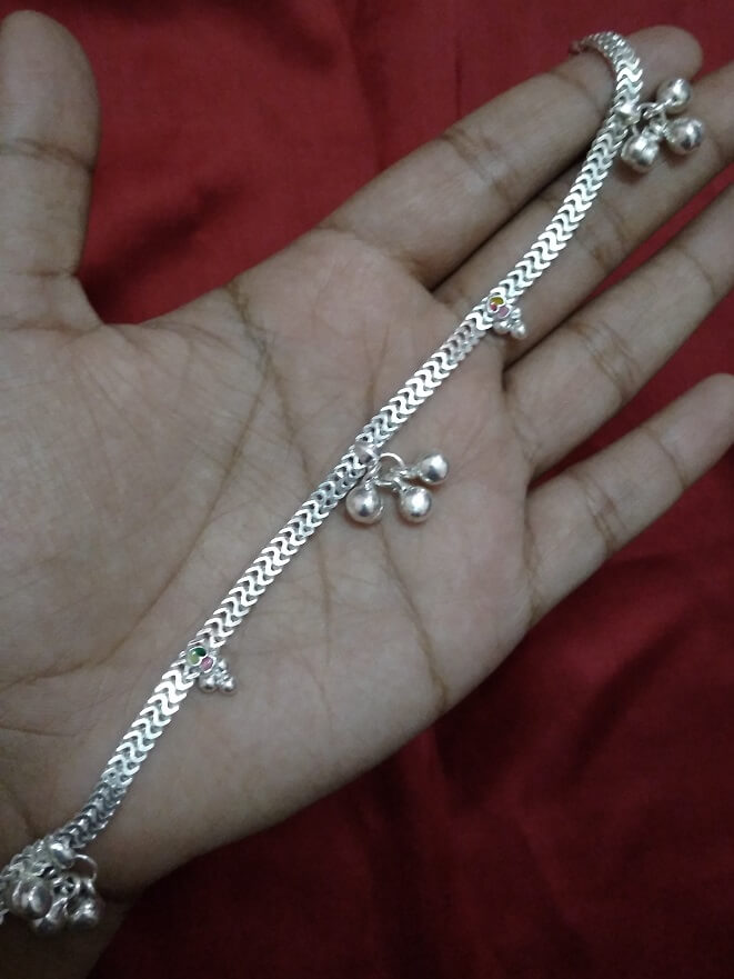 Silver Kids Anklets BB055