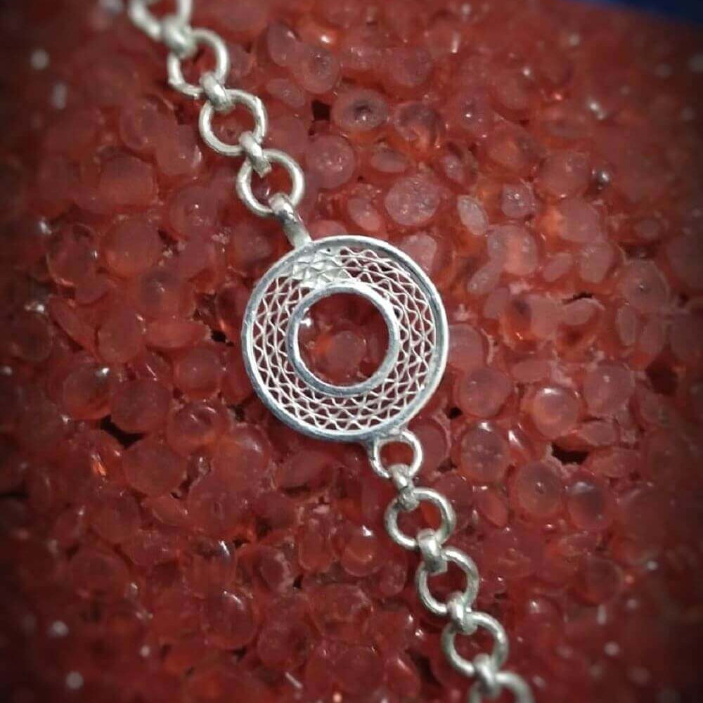 Silver Rakhi for Boys India RAK043_1