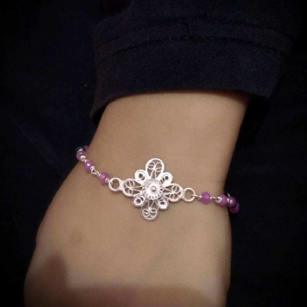 
                      
                        Silver Rakhis for Babies India RAK048_2
                      
                    