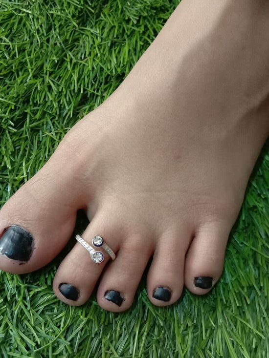 Silver Toe Ring Single