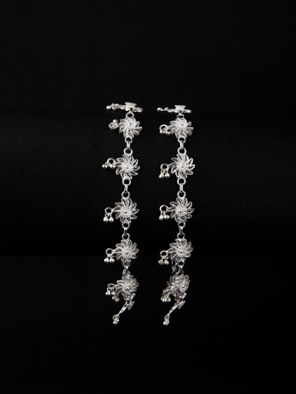 Silver Anklets Chakri